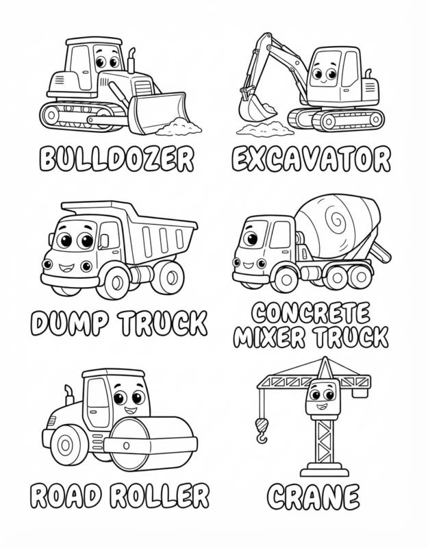 Construction Coloring Pages