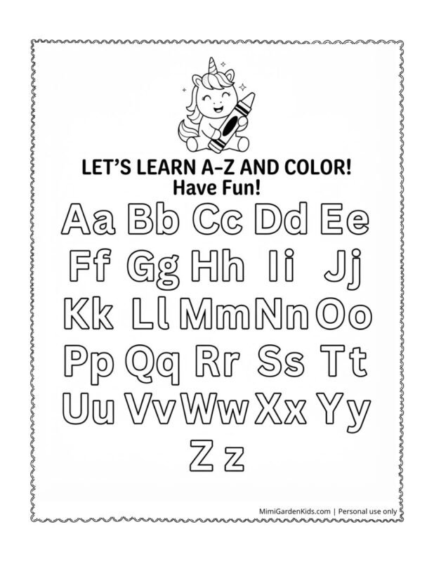 a to z coloring pages jpeg thum