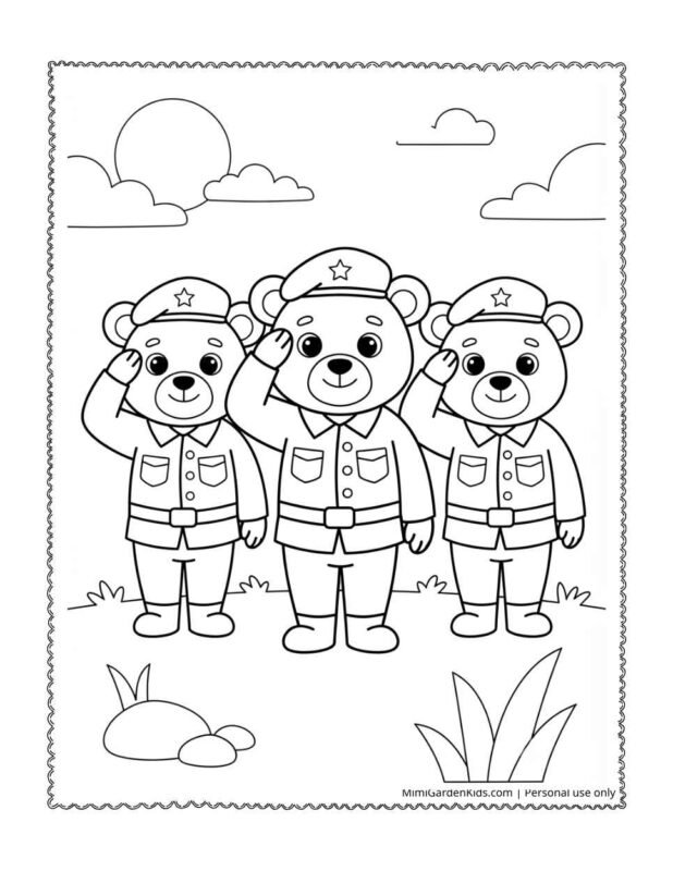 army coloring pages jg