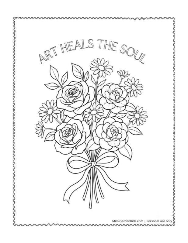 coloring pages for adults easy