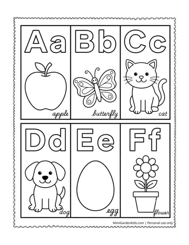 preschool alphabet coloring pages abcdef jpeg