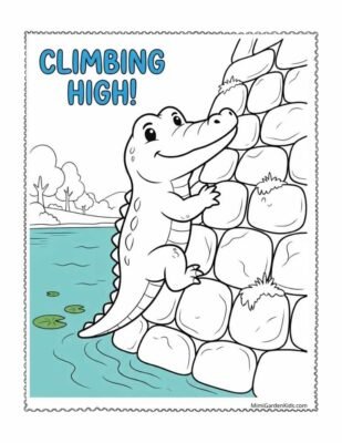 alligator coloring pages printable