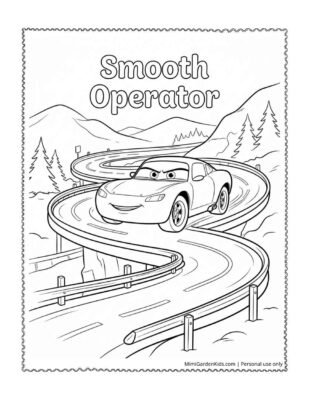cars movie printable coloring pages