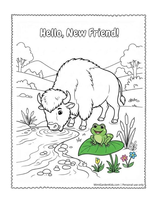 color pages cow