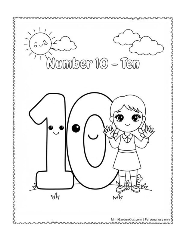 coloring page number 10