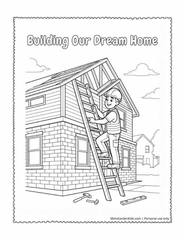 coloring pages construction site free