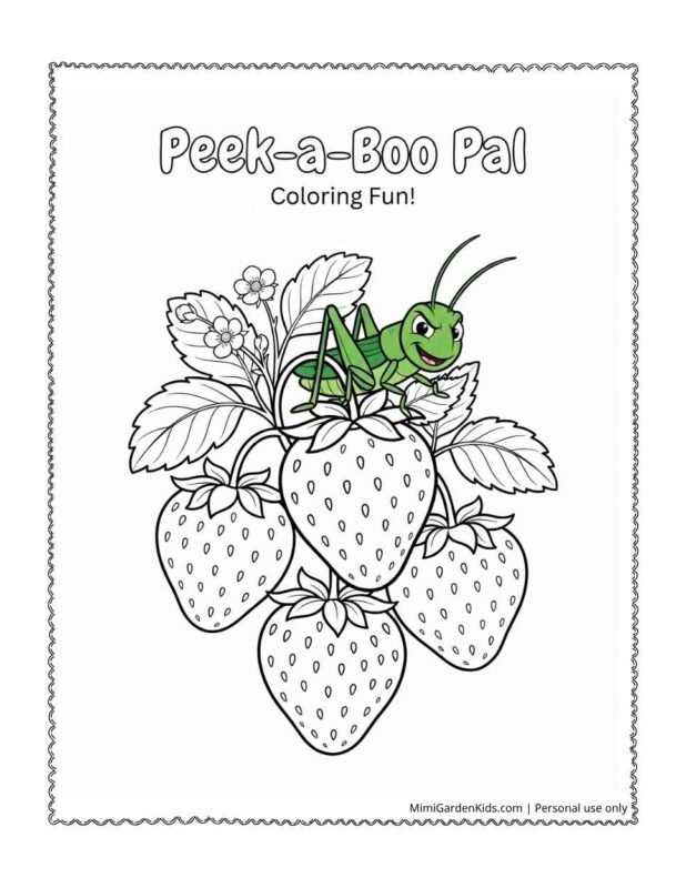coloring pages strawberries
