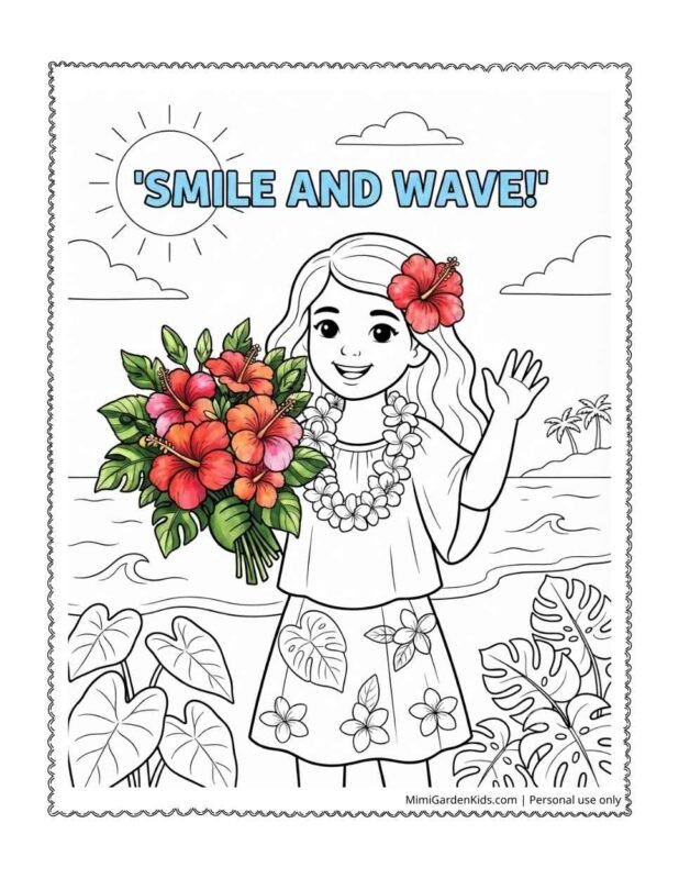 hawaii coloring pages 3.8