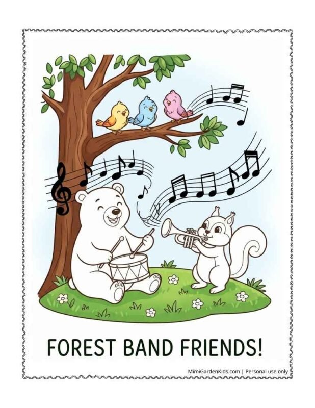 musician coloring pages