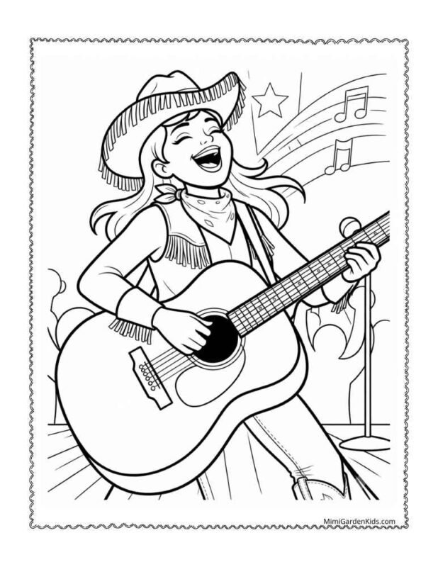 coloring pages music