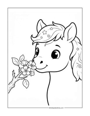 free coloring pages horses printable for kids