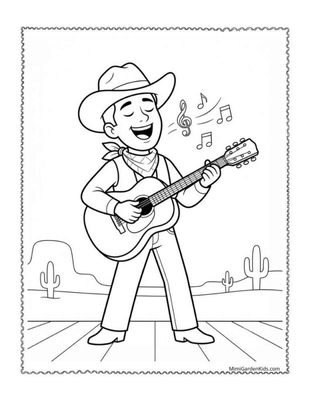 free music coloring pages