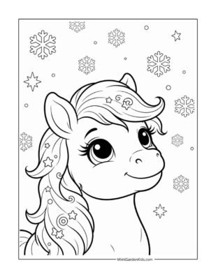 horse coloring pages printable free for kids