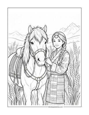 horse coloring pages printable pdf free