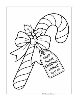 candy cane template printable free