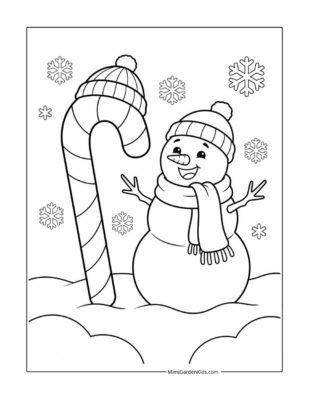 christmas candy coloring pages free printable