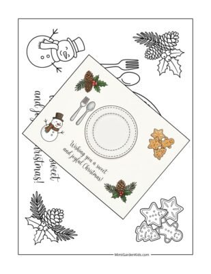 christmas coloring crafts free printable