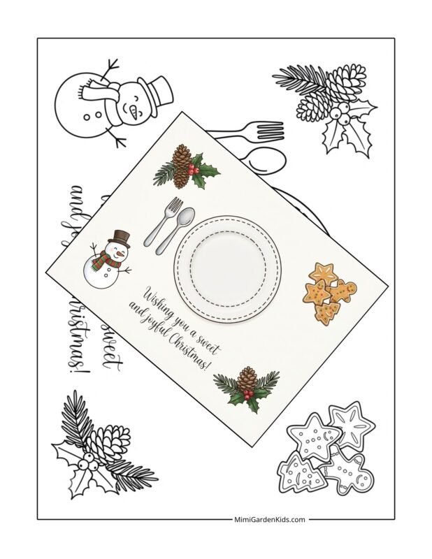christmas coloring crafts free printable