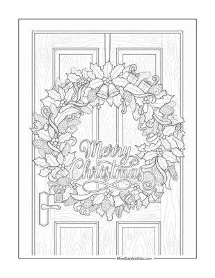 christmas coloring pages for adults free printable