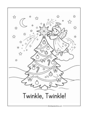 christmas fairy coloring pages free printable