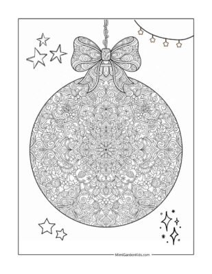 christmas mandala coloring pages free printable