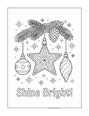 christmas star coloring pages free printable
