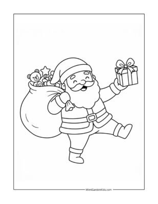easy christmas coloring pages free printable for kids