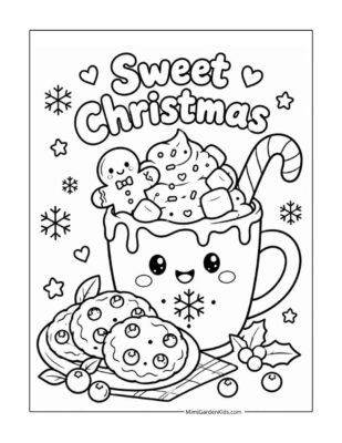 hot chocolate coloring pages free printable